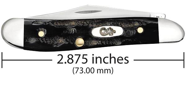 Main 2 - CASE 65014 2-BLADE PEANUT JIGGED BUFFALO HORN -