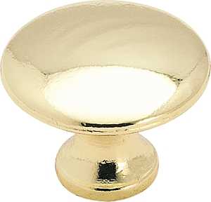 Main 1 - AMEROCK 255PB 1-1/4" POLISHED
BRASS CABINET KNOB -