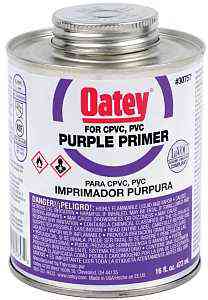 PVC PRIMER 16 OZ PURPLE PRIMER - A.W. Graham Lumber LLC