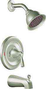 MOEN BANBURY TUB & SHOWER FAUCET BRUSHED NICKEL - A.W. Graham Lumber LLC