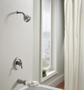 Main 2 - MOEN BANBURY TUB & SHOWER FAUCET BRUSHED NICKEL -