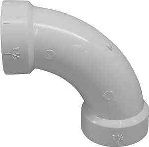PVC ELBOW 3" 90 DEG LONG SWEEP WHITE  - A.W. Graham Lumber LLC