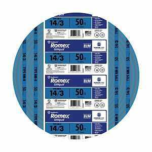 14/3 NM-B 50' ELECTRIC WIRE BLUE - A.W. Graham Lumber LLC