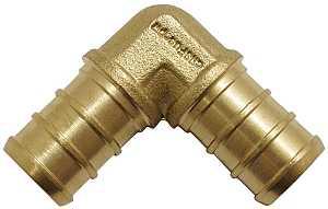 PEX ELBOW 90DEG 1/2" BRASS PK/10 - A.W. Graham Lumber LLC