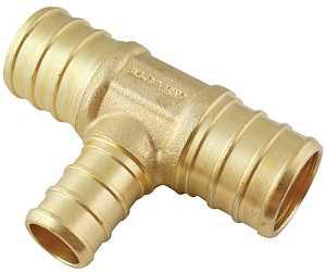 PEX TEE REDUCING 3/4" x 3/4" x 1/2"  - A.W. Graham Lumber LLC