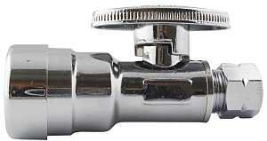 PEX STOP VALVE 1/2" x 3/8" STRAIGHT PUSH - A.W. Graham Lumber LLC