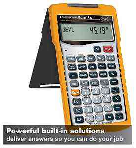 Main 3 - CONSTRUCTION CALCULATOR CALCULATED INDUSTRIES -