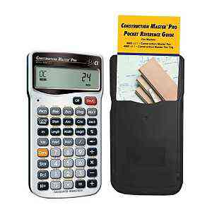 Main 4 - CONSTRUCTION CALCULATOR CALCULATED INDUSTRIES -