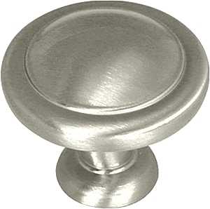 AMEROCK REFLECTIONS 1-1/4" ROUND KNOB SATIN NICKEL PK/10 - A.W. Graham Lumber LLC