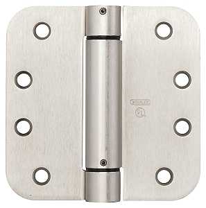 NATIONAL 4" SPRING HINGE SATIN NICKEL  - A.W. Graham Lumber LLC
