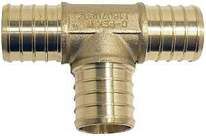 PEX TEE 3/4" BRASS PK/10 - A.W. Graham Lumber LLC