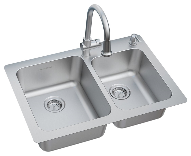 AMERICAN STANDARD MONTVALE 9"
KITCHEN SINK SET STAINLESS MODEL
#: 18CR.332232C.075 UPC:
791556089907 - A.W. Graham Lumber LLC