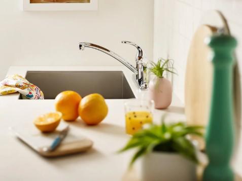 MOEN ADLER SINGLE HANDLE KITCHEN FAUCET W/SPRAY CHROME - A.W. Graham Lumber LLC