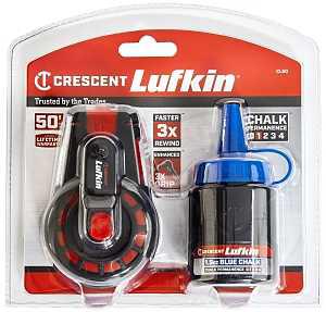 CRESCENT CHALK LINE SET W/BLUE
CHALK 50' 
UPC: 037103333384
*PROMO PRICE LIMITED TO STOCK ON
HAND ONLY* - A.W. Graham Lumber LLC
