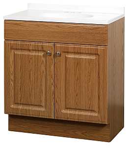 ZENNA HOME 30" VANITY COMBO RAISED PANEL OAK - A.W. Graham Lumber LLC