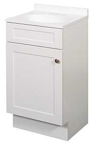ZENNA HOME 18" VANITY COMBO SHAKER WHITE - A.W. Graham Lumber LLC