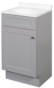 ZENNA HOME 18" VANITY COMBO SHAKER COOL GRAY - A.W. Graham Lumber LLC