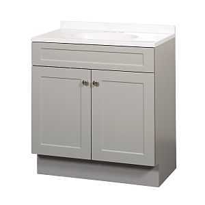 ZENNA HOME 30" VANITY COMBO SHAKER COOL GRAY - A.W. Graham Lumber LLC