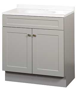 ZENNA HOME 36" VANITY COMBO COOL GRAY - A.W. Graham Lumber LLC