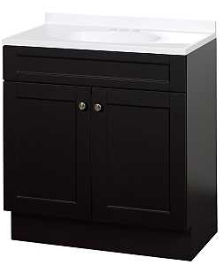 ZENNA HOME 36" VANITY COMBO ESPRESSO  - A.W. Graham Lumber LLC