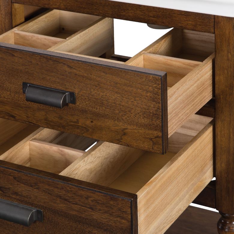 Main 3 - CRAFT & MAIN 24" VANITY COMBO DARK WALNUT -