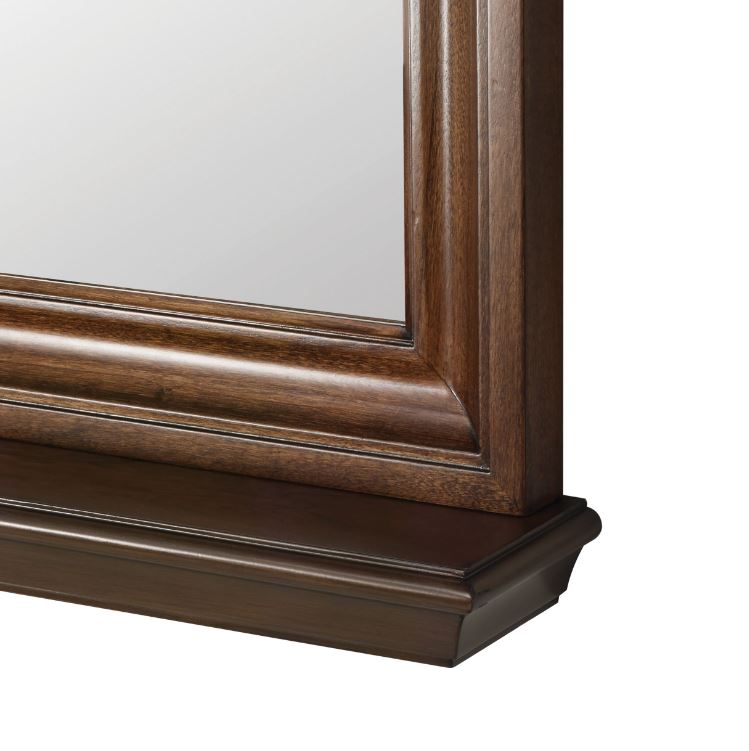 Main 2 - CRAFT & MAIN 24x30 FRAMED BATHROOM MIRROR DARK WALNUT -