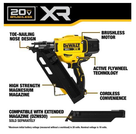 Main 2 - DEWALT CORDLESS FRAMING NAILER 30DEG  -