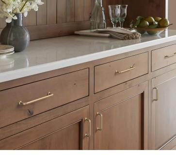 FACTOR 3-9/16" CABINET PULL CHAMPAGNE BRONZE PK/6 - A.W. Graham Lumber LLC