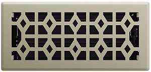 FLOOR REGISTER 4 x 10 SATIN NICKEL - A.W. Graham Lumber LLC