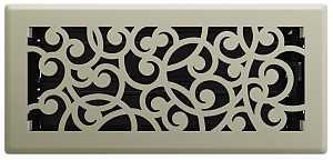 FLOOR REGISTER 4 X 10 SATIN NICKEL WONDERLAND - A.W. Graham Lumber LLC