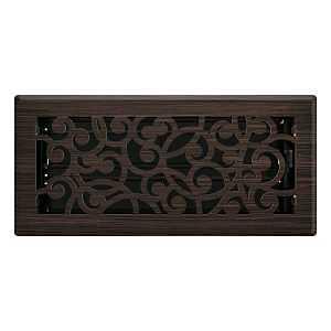 FLOOR REGISTER 4 x 10 OIL RUBBED BRONZE - A.W. Graham Lumber LLC