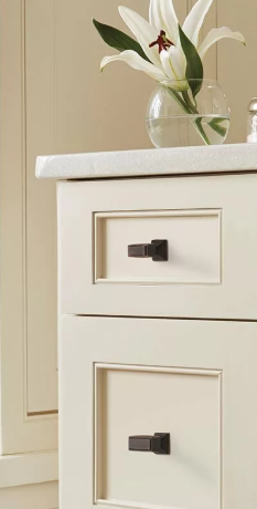 Main 2 - AMEROCK MULHOLLAND 1-1/4" CABINET KNOB OIL RUBBED BRONZE -