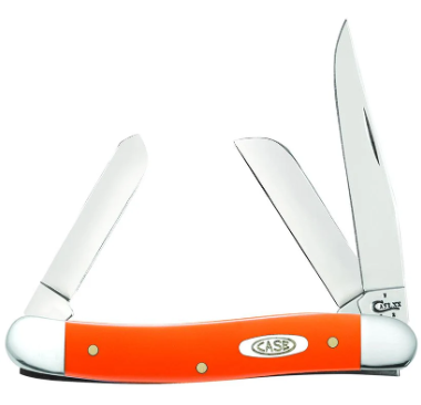CASE MEDIUM STOCKMAN SM ORANGE SYNTHETIC 3-BLADE - A.W. Graham Lumber LLC