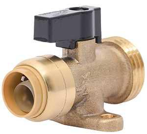 SHARKBITE WASHING MACHINE STRAIGHT VALVE 1/2" x 3/4" - A.W. Graham Lumber LLC