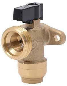 SHARKBITE WASHING MACHINE ANGLE VALVE 1/2" x 3/4" - A.W. Graham Lumber LLC