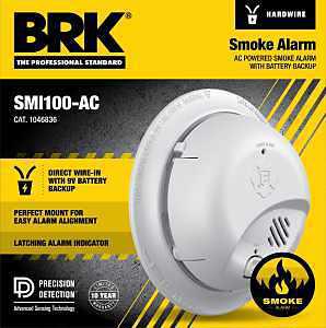 BRK SMOKE ALARM 120V BATTERY
BACK-UP
BRK: 1046836
UPC: 029054022639 - A.W. Graham Lumber LLC