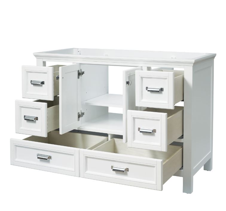 Main 3 - CRAFT & MAIN 48" VANITY CABINET WHITE -