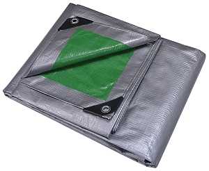 TARP 12' x 16' SILVER/GREEN 8 MIL  - A.W. Graham Lumber LLC