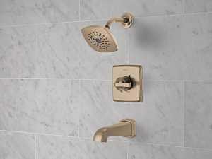 DELTA KNOXVILLE MONITOR TUB & SHOWER FAUCET CHAMPAGNE BRONZE - A.W. Graham Lumber LLC