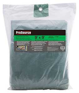Main 2 - TARP 9' x 9' GREEN W/DRAWSTRING 8 MIL -