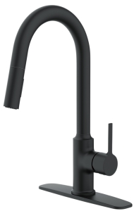 BOSTON HARBOR PULL-DOWN KITCHEN FAUCET BLACK - A.W. Graham Lumber LLC