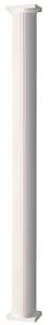 Main 3 - ROUND ALUMINUM COLUMN 6" x 10' WHITE FLUTED -