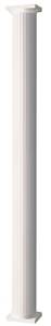 AFCO 6" x 10' WHITE ROUND FLUTED ALUM COLUMN W/CAP & BASE - A.W. Graham Lumber LLC