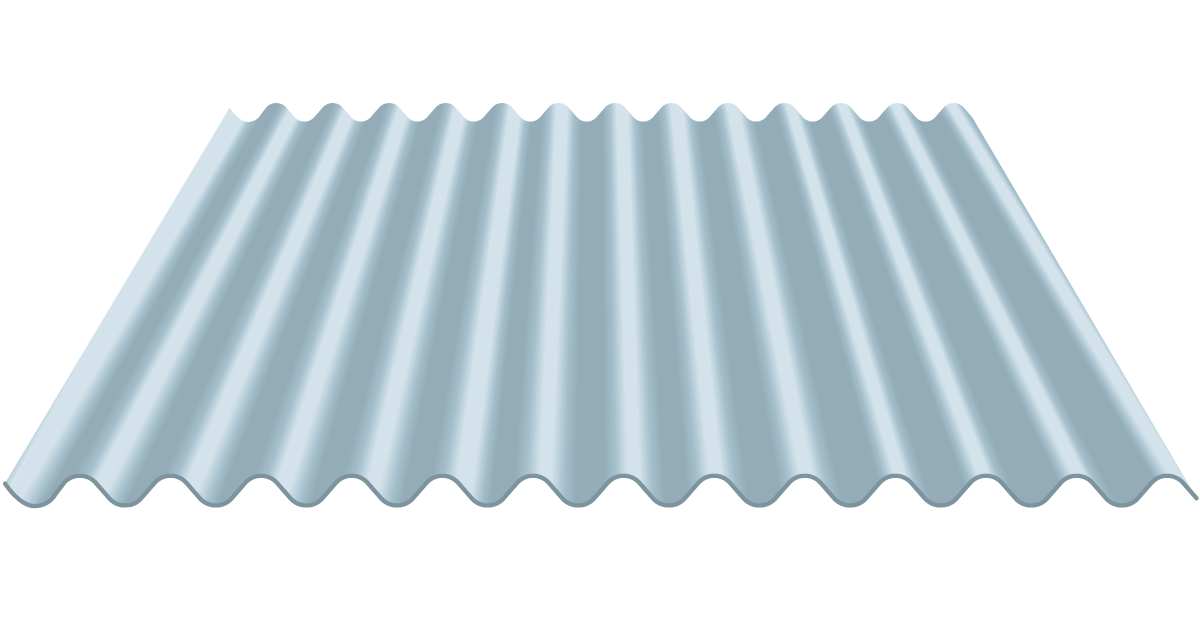 CORRUGATED METAL 1.25" x 24" x 08' 29GA GALVALUME PLUS - A.W. Graham Lumber LLC