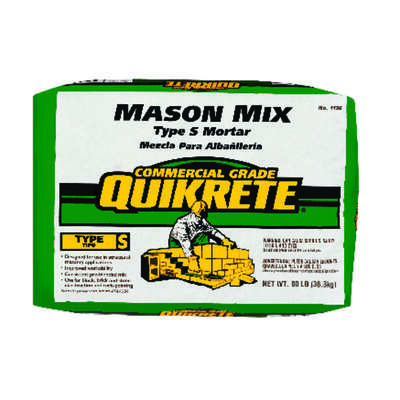 MASON MIX TYPE "S" 80LB QUIKRETE (MORTAR MIX) - A.W. Graham Lumber LLC