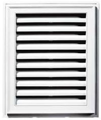 *MID-AMERICA 12" x 18" GABLE
VENT WHITE (001) - A.W. Graham Lumber LLC