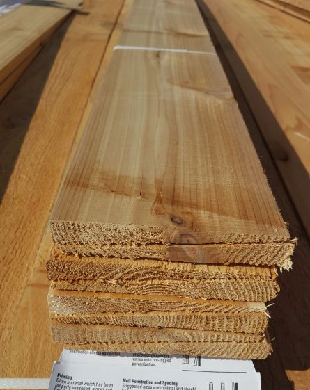 11/16" x 6" x 10' WESTERN RED
CEDAR BEVEL SIDING - A.W. Graham Lumber LLC