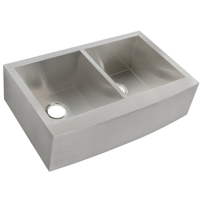 HYDROS FARMHOUSE KITCHEN SINK DOUBLE BOWL STAINLESS STEEL - A.W. Graham Lumber LLC