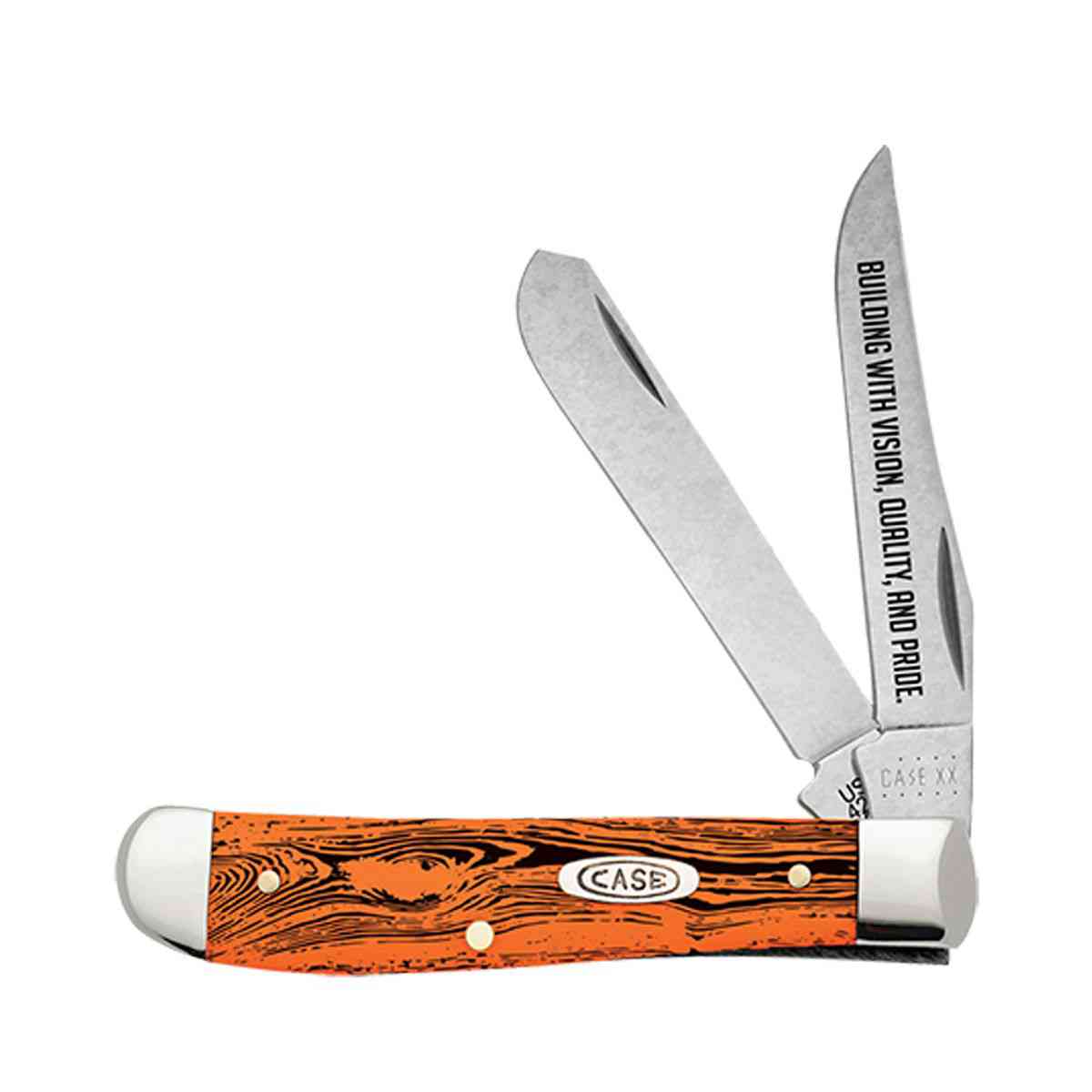 Main 2 - CASE MINI TRAPPER ORANGE SYNTHETIC "CONTRACTOR" GIFT SET -