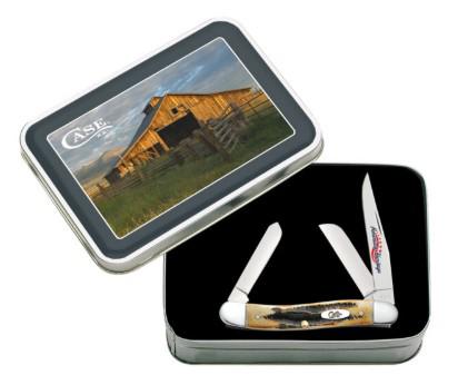 CASE AWTC18BN2 3-BLADE MEDIUM STOCKMAN AMERICAN HERITAGE BARN BONE STAG - A.W. Graham Lumber LLC